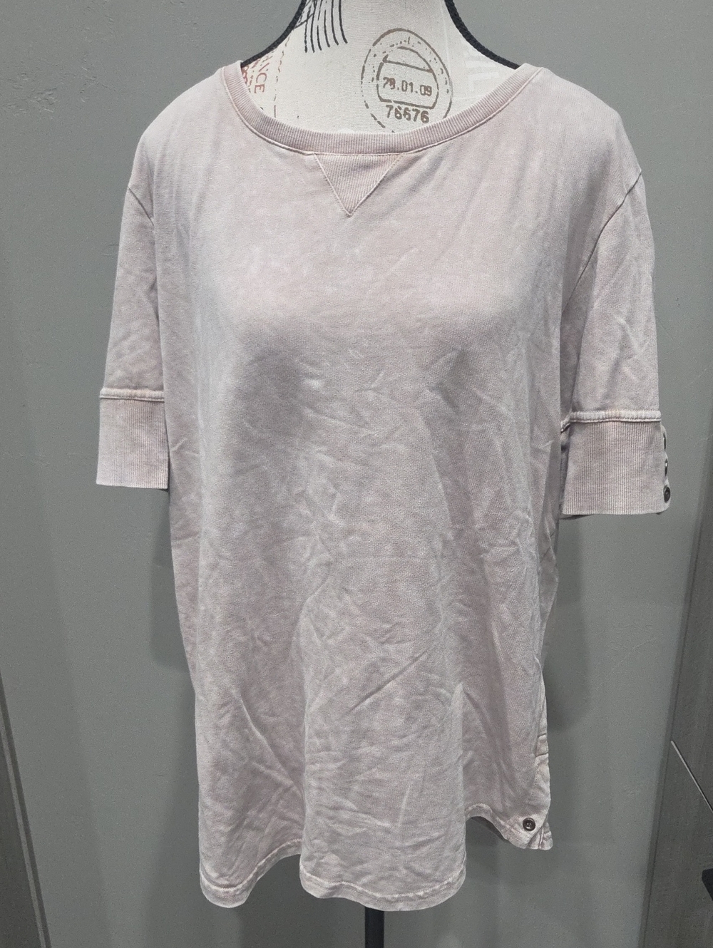 Jane and Delancey Short-Sleeve Tee in Light Mauve